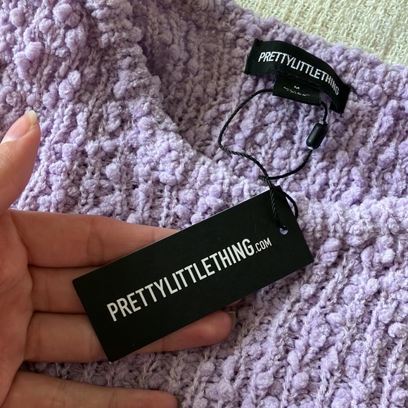 Pretty little things lilac bobble knitted Racer! - Picture 3 of 4